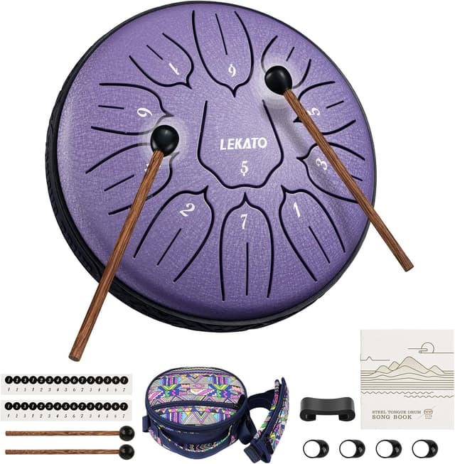 Imagen de LEKATO Steel Tongue Drum 6 Inches en OfertitasTOP