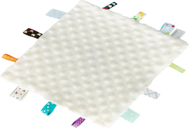 Detalle de CREVENT Soft Plush Animal Face Baby Comforter with Tag (Hugging Bear) – Skin-friendly plush for day-to-day comfort