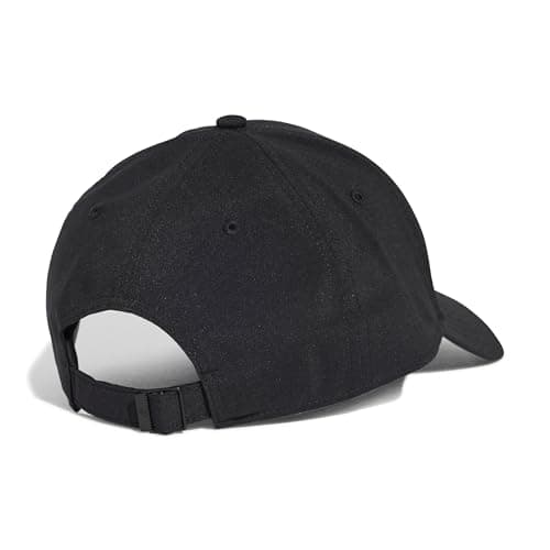 Detalle 2 de adidas Baseball Lightweights Cap Metal unisex en negro (talla M-L, visera curvada)
