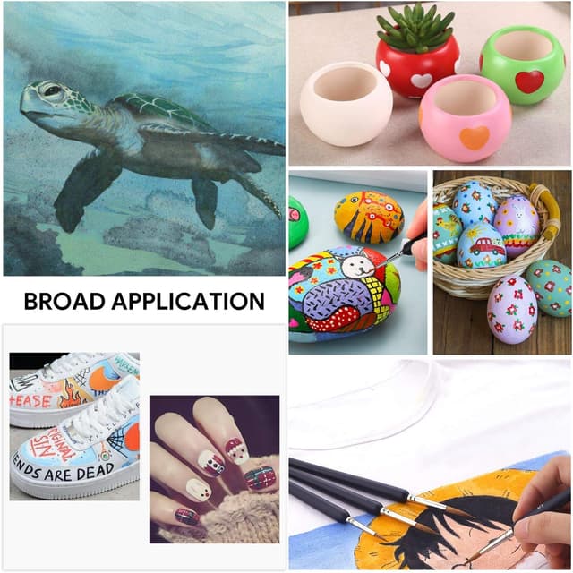 Thumbnail 5 de Juego de pinceles 10 piezas para pintura acrílica