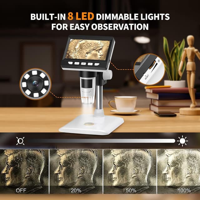 Thumbnail 2 de Misilmp Microscopi Digitali Portatili 4,3" 1080P