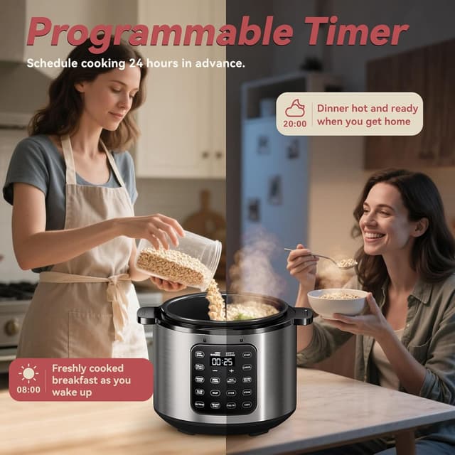 Thumbnail 6 de Instant Pot Electric Pressure Cooker 6 Qt 🍲