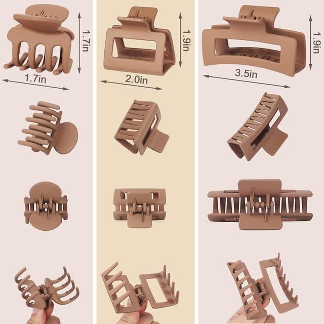 Detalle 2 de SMKSL 3-Style Hair Clips, 12 Pcs ⚙