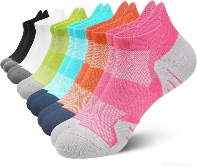 Imagen de PAPLUS 6-Pair Ankle Compression Socks for Women en OfertitasTOP