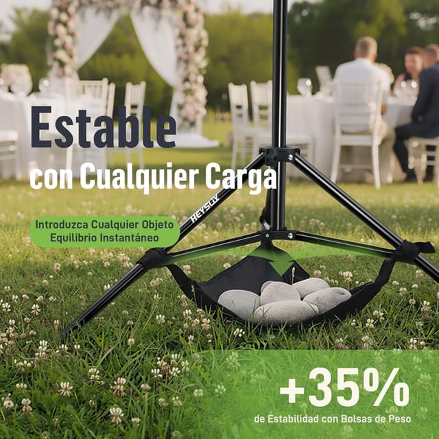 Thumbnail 3 de Heysliy Telón verde 6,5x6,5 pies kit