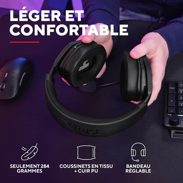 Detalle 1 de GXTrust 1492 Ravox Casque gaming 50 mm