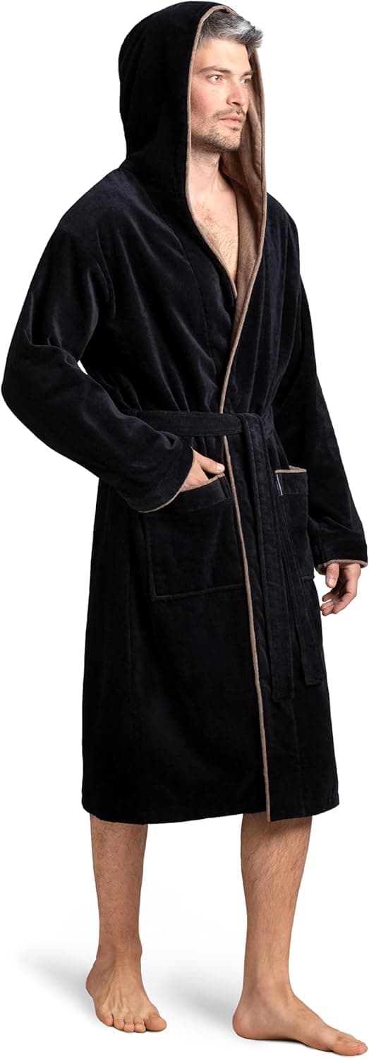 Thumbnail 6 de Twinzen accappatoio uomo in cotone, 350 gsm