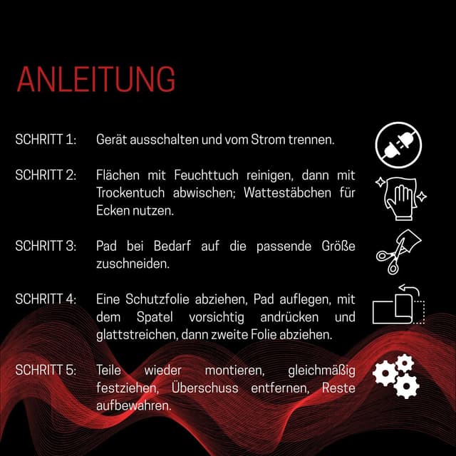 Detalle 1 de Thermal Pad 80x40 mm mit 15 W/mK