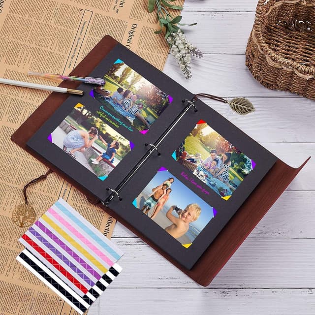 Thumbnail 3 de AIOR Album Scrapbooking Vintage Noir 26x18 cm