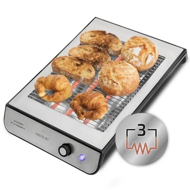 Imagen de Cecotec Turboeasy Toast Inox 900W tostadas perfectas en OfertitasTOP