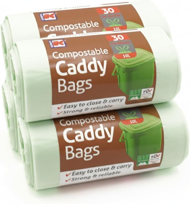 Detalle de Kordis 10L Compostable Food Waste Bags 120 Liners