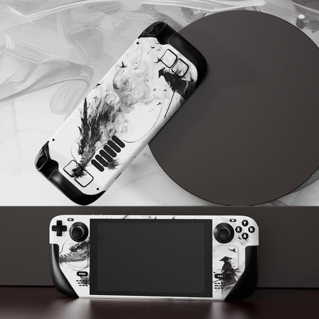 Detalle de playvital Custom Stickers for Steam Deck LCD – Full Protective Skin Decal Set in Mistborn Dragon