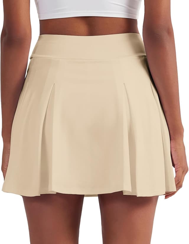 Detalle 2 de VUTRU Damen Tennisrock mit Rose-Layer und Skort-Design – Activewear für Sport, Golf & Running