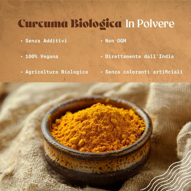 Thumbnail 2 de NaturaleBio Curcuma in Polvere 400 g