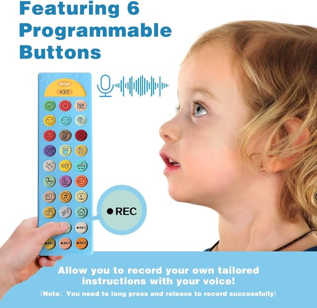 Detalle de AAC communication device 24 talking buttons