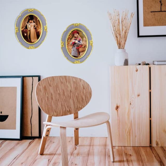 Thumbnail 6 de Purple vintage oval 5x7 photo frame