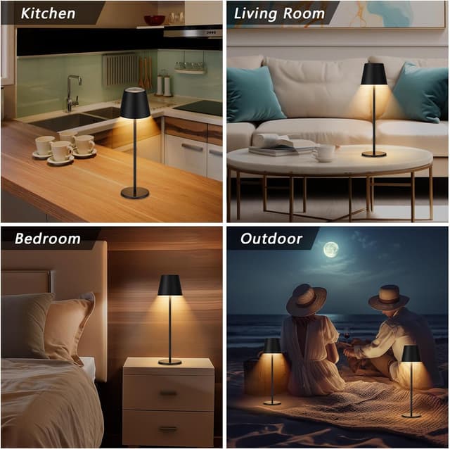 Thumbnail 6 de Aipsun Akku LED Tischlampe 6000 mAh