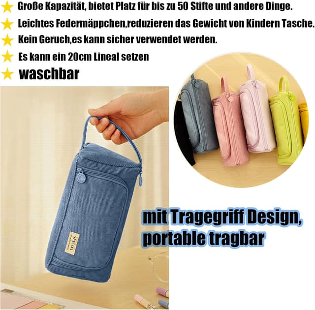 Detalle de ONCCI Federmäppchen für Mädchen mit 50 Stiften