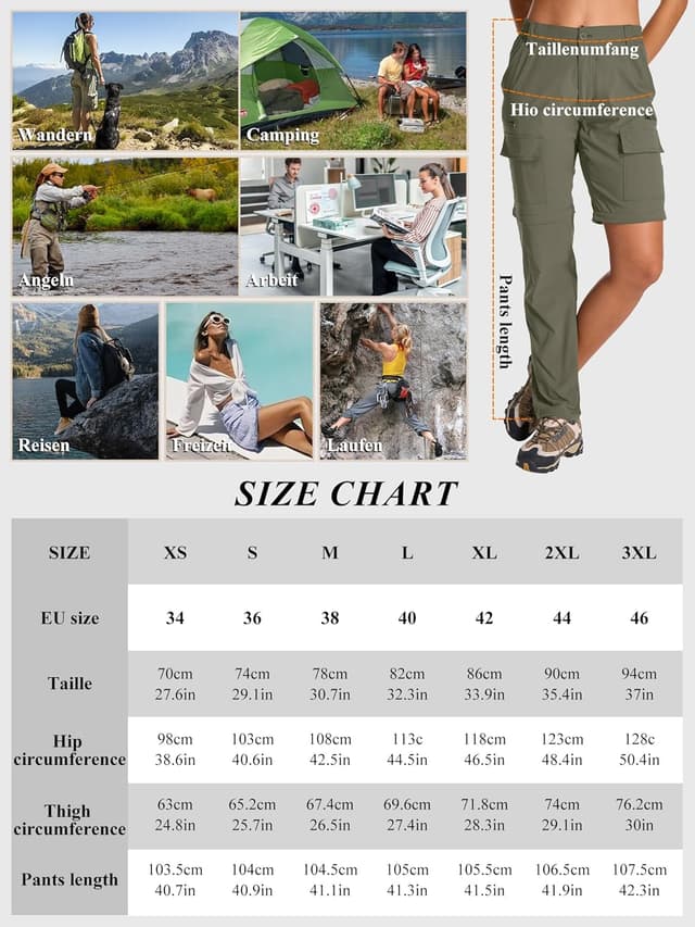 Thumbnail 6 de Jogwits pantaloni trekking con zip-off donna