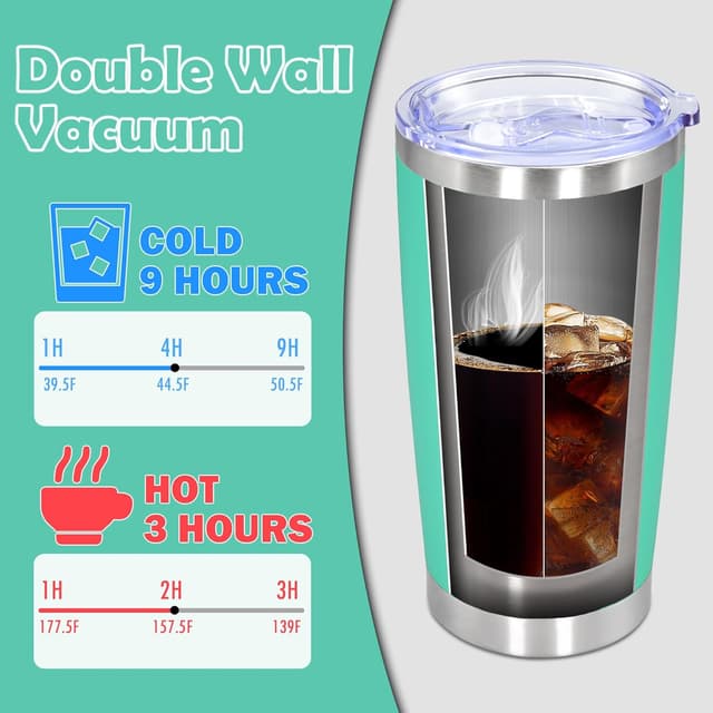 Thumbnail 4 de AUWBON 20oz Tumbler Travel Mug set