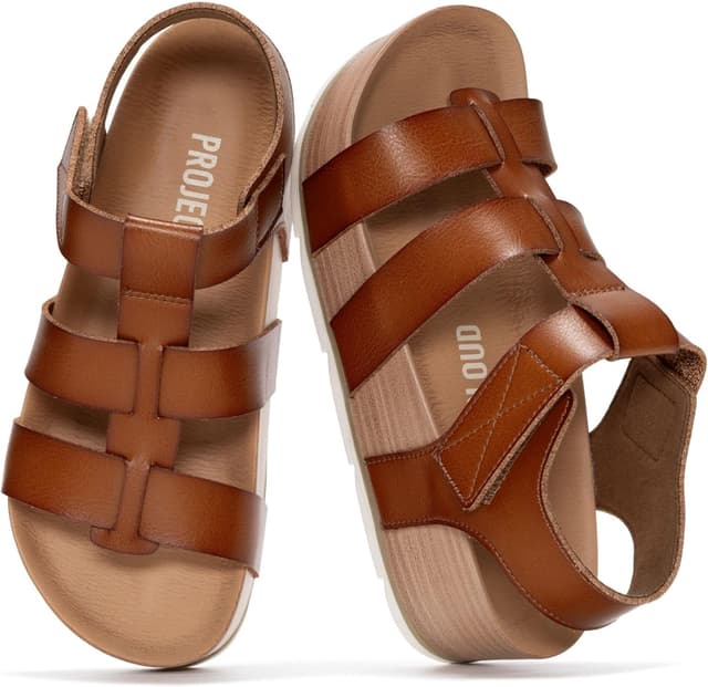 Thumbnail 4 de Proud Project Cloud Platform Sandals — Strappy Wedges 👡