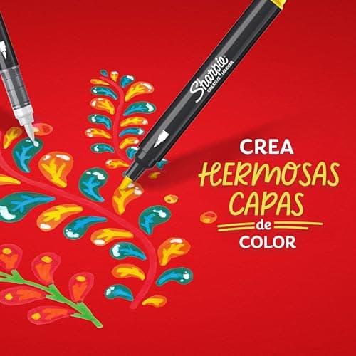 Thumbnail 5 de Sharpie Acrylic Creative Marker bullet tip naranja 🖊