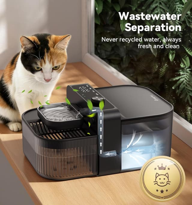 Detalle de FEELNEEDY smart water fountain 3.5L