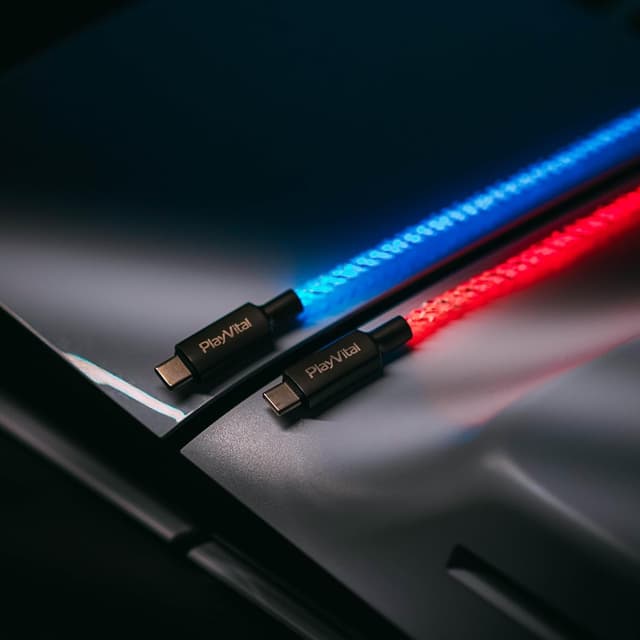 Detalle de 3.28FT illuminated Type-C charging cable