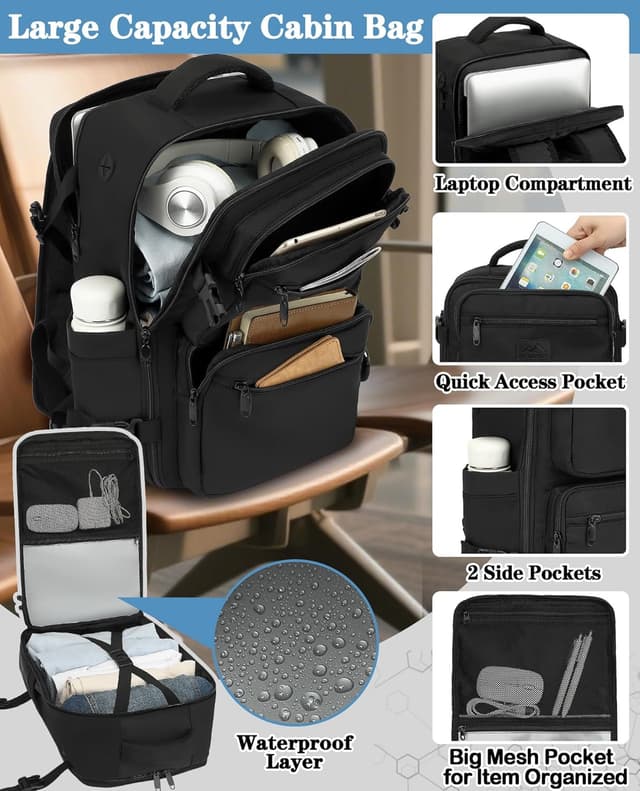 Detalle 2 de LYNXCHER cabin bag 40x30x20cm for flights