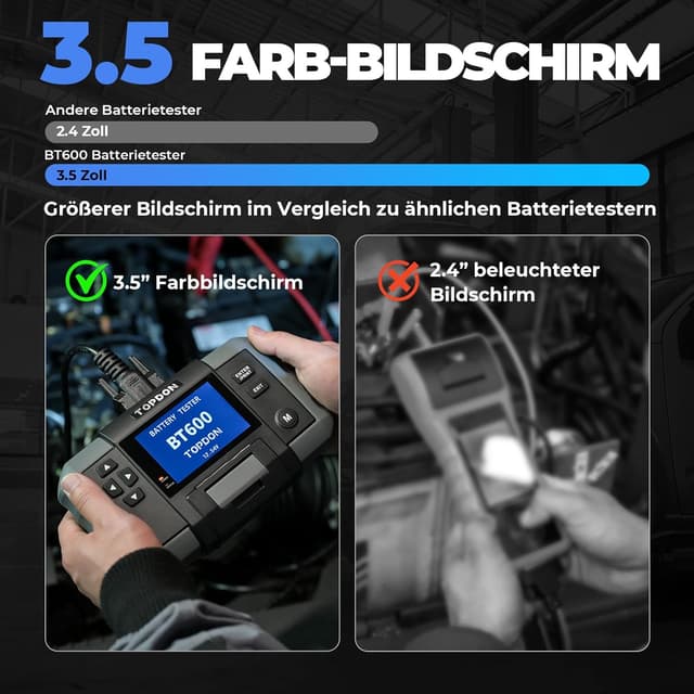 Thumbnail 6 de TOPDON BT600 Batterietester 12V–24V ⛽