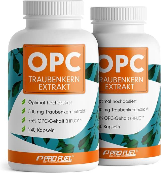 Thumbnail 6 de OPC Traubenkernextrakt 240 Kapseln — 75% OPC