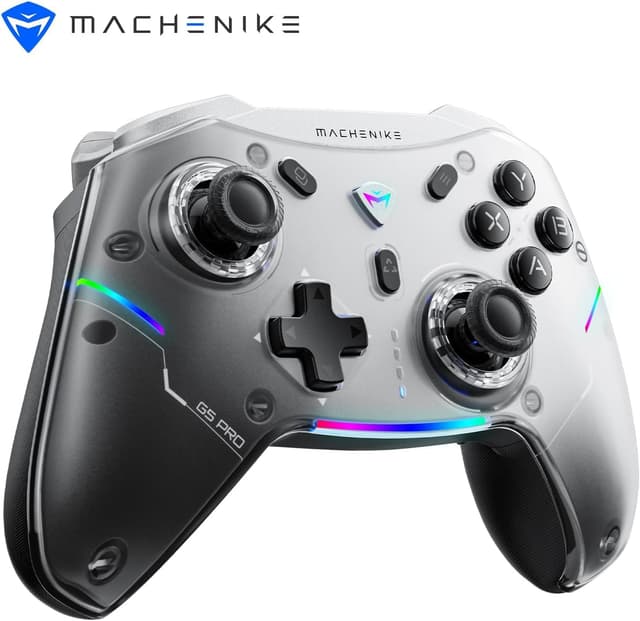 Detalle de Machenike G5PRO Wireless Controller RGB con Hall Effect, 6 assi e 4 tasti posteriori programmabili