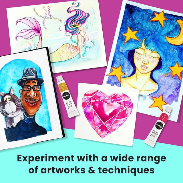 Thumbnail 4 de Chalkola Watercolour Paint Set 36 Tubes