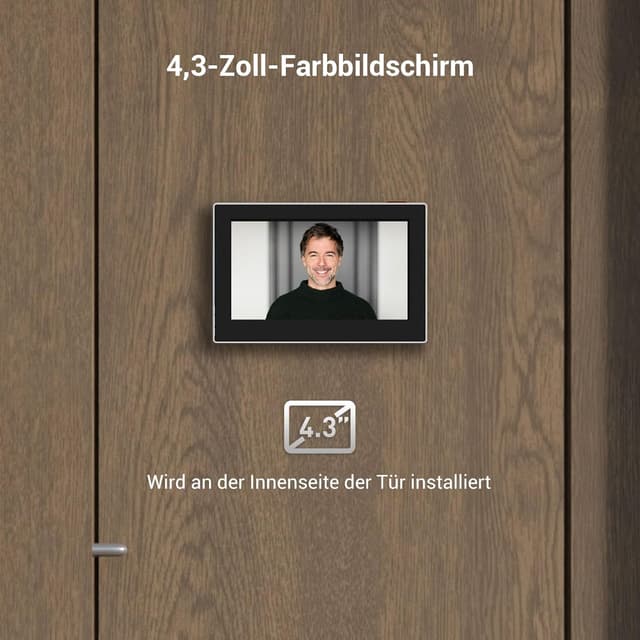 Detalle 2 de EZVIZ CP2 4,3-Zoll WLAN Türspion 2MP