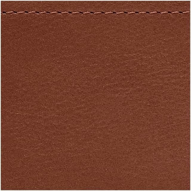 Detalle de Fossil Logan leather women’s wallet (SL7923200) — multifunction brown with snap & zip