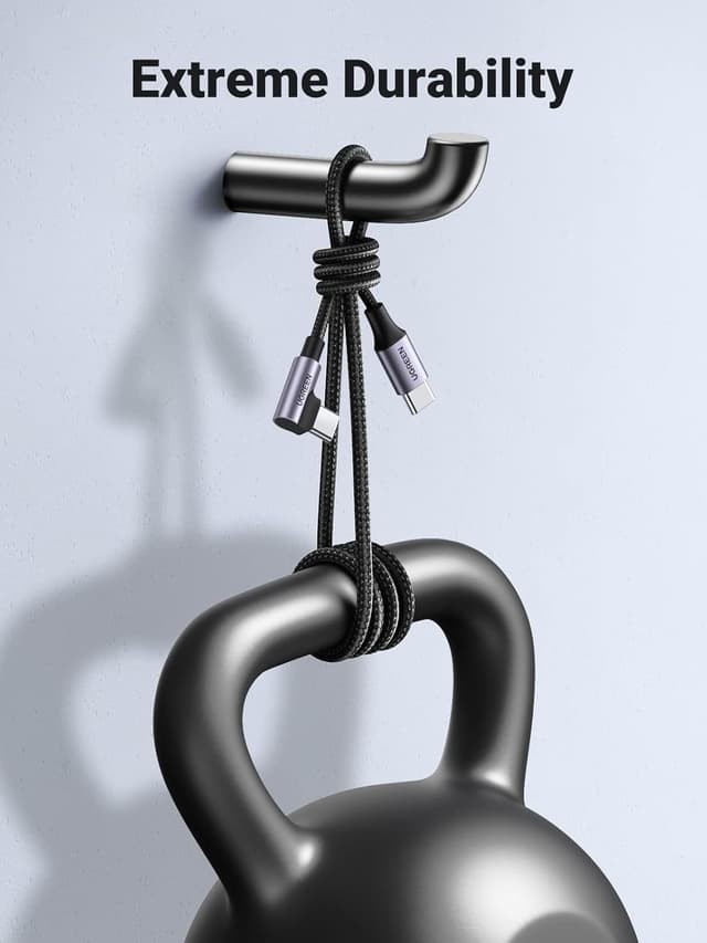 Thumbnail 5 de UGREEN 60W USB‑C right‑angle cable 2m