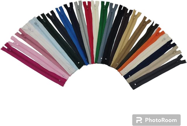 Thumbnail 3 de Pack de Cremalleras de Nylon n.3, 24 Colores 🌈