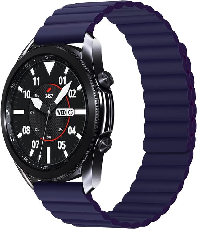 Detalle 2 de Tasikar 20mm silicone magnetic strap for Galaxy Watch