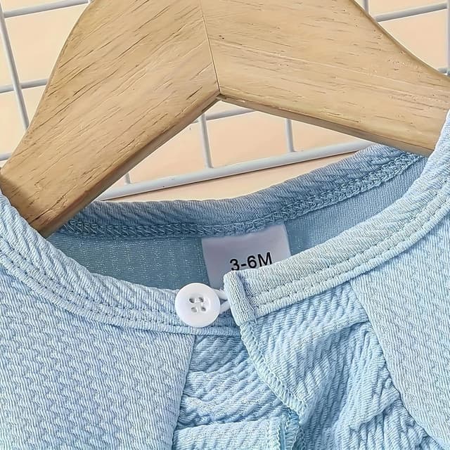 Detalle de JiAmy baby girls dress and cardigan 2-piece set (sleeveless floral tulle + ruffle cardigan) for 3 months–3 years