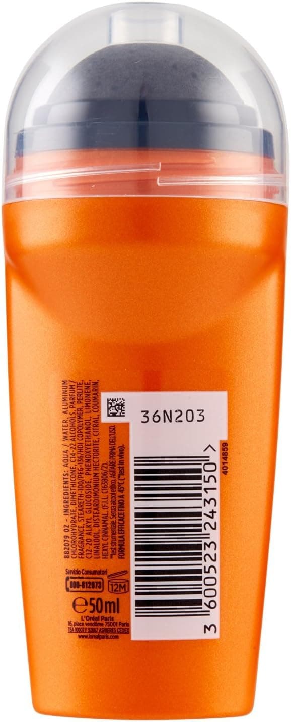 Detalle de L’Oréal Paris Men Expert Thermic Resist deodorante uomo roll-on anti-traspirante 50 ml