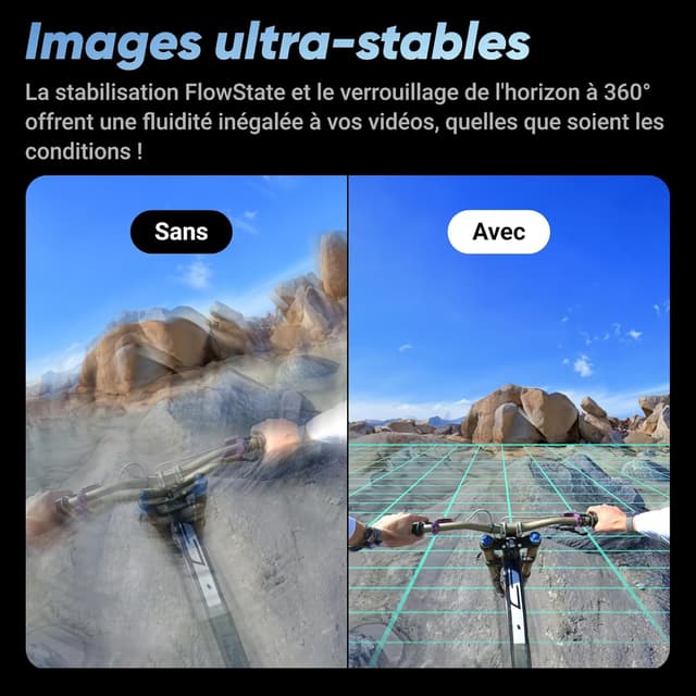 Detalle 2 de Insta360 X4 8K étanche, stabilisation 360°