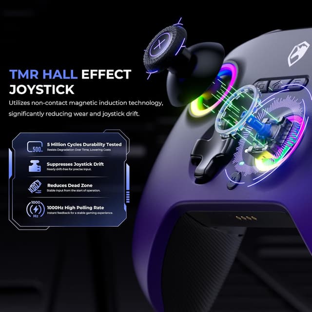 Thumbnail 3 de ECHTPower PC Gaming Controller Hall-Joysticks