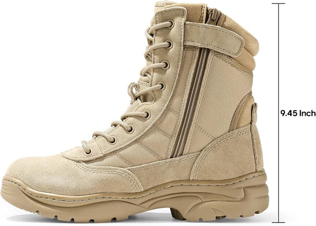 Thumbnail 5 de NORTIV 8 tactical work boots, side zipper