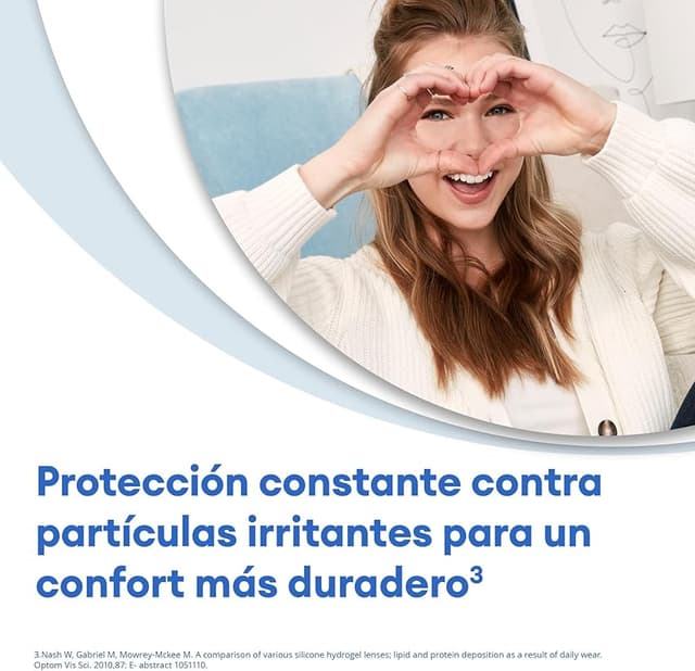 Thumbnail 4 de Air Optix plus HydraGlyde -3,5 Diopt lentes mensuales Pack 6