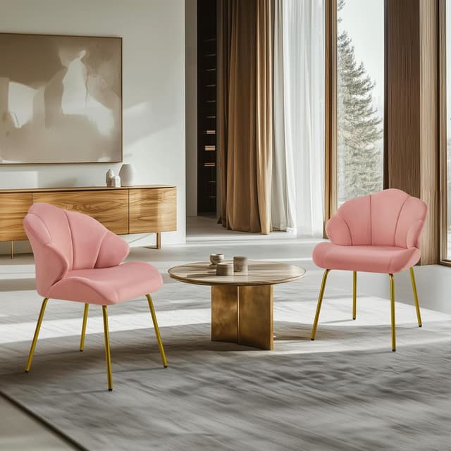 Detalle de Yaheetech poltrona in velluto 56 cm