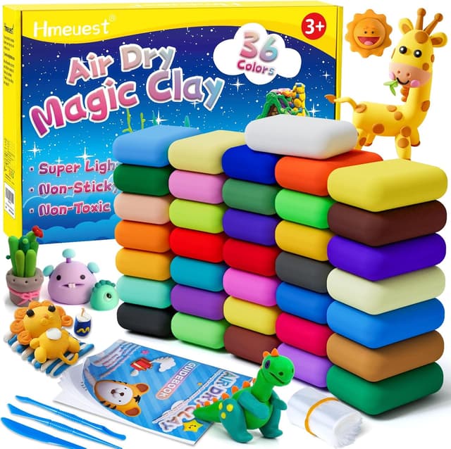 Imagen de Air Dry Clay 36 Colour Modelling Kit en OfertitasTOP
