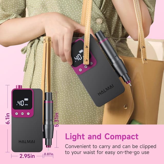 Thumbnail 5 de HALMAI HMC320 Nagelfräser 40000 U/min 💅