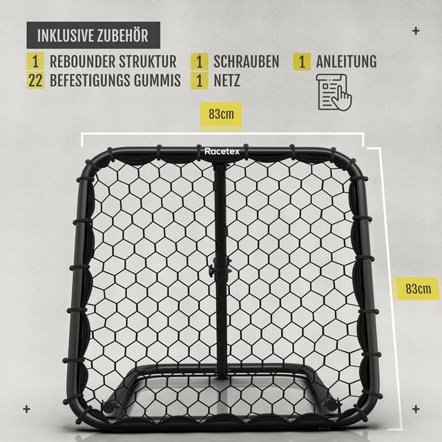Detalle 2 de Racetex Rebounder Fußball Kinder, stufenlos