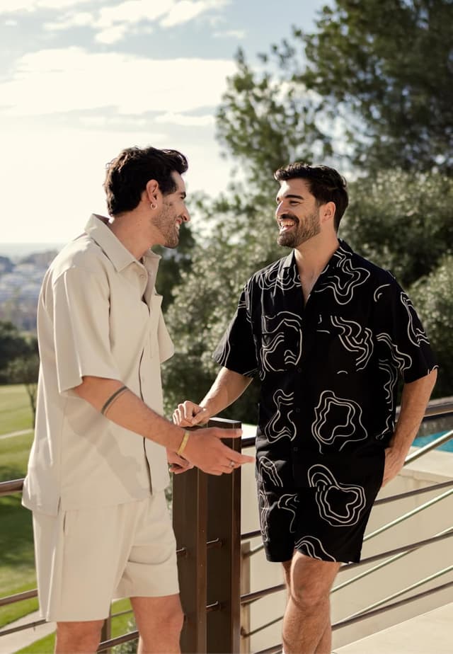 Detalle de Johnny Urban Spencer : chemise oversize imprimée à manches courtes en 100% coton