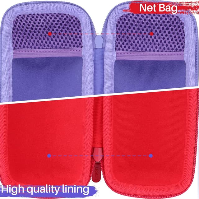 Detalle 2 de Lebakort Hart Reise Schutz Hülle für JBL Flip 7/6/5/4 (Armeegrün) – wasserdichtes Etui mit Reißverschluss